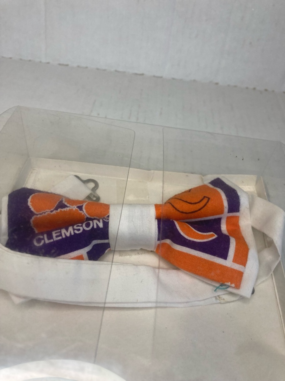 Orange & Purple Kids Bow Tie - NCAA Team Design